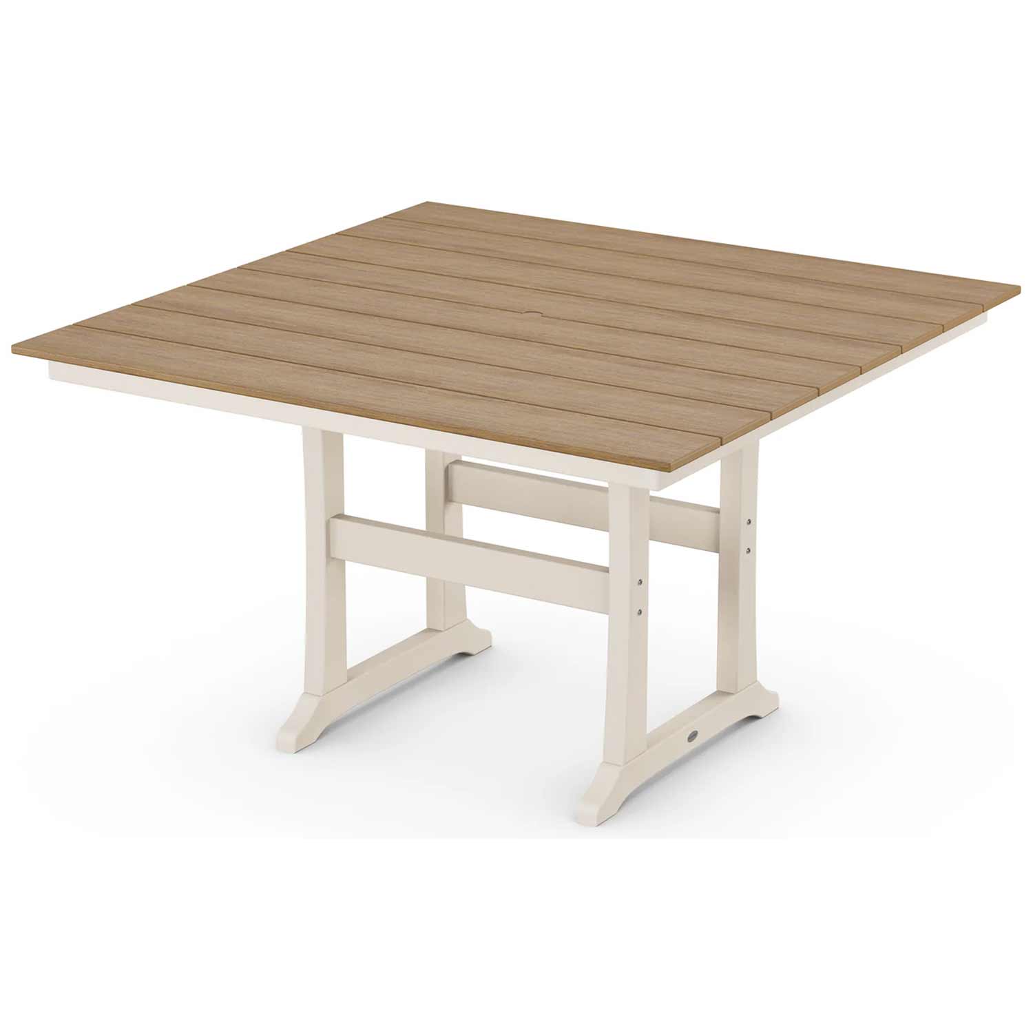POLYWOOD® Farmhouse Trestle 59" Counter Table - Select Accents - PLR85-T1L1 - Image 11