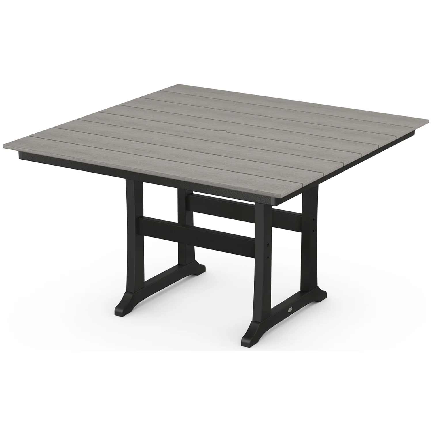 POLYWOOD® Farmhouse Trestle 59" Counter Table - Select Accents - PLR85-T1L1 - Image 2