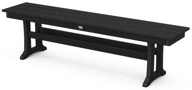 POLYWOOD® Farmhouse Trestle 65" Bench - PL36-T1L1 - Image 3