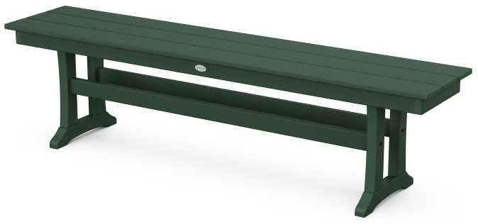 POLYWOOD® Farmhouse Trestle 65" Bench - PL36-T1L1 - Image 5