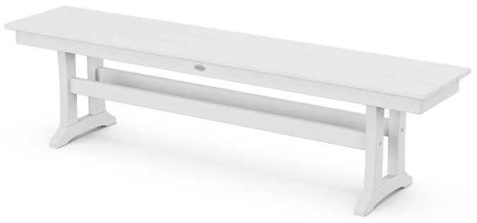 POLYWOOD® Farmhouse Trestle 65" Bench - PL36-T1L1 - Image 7