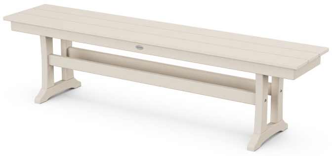 POLYWOOD® Farmhouse Trestle 65" Bench - PL36-T1L1 - Image 8