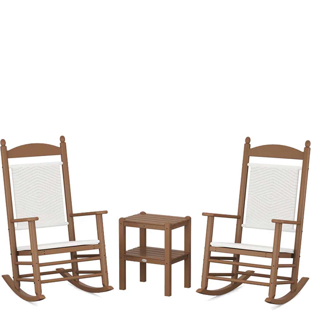 POLYWOOD® Jefferson 3-Piece Woven Rocker Set - PWS141-1 - Image 18