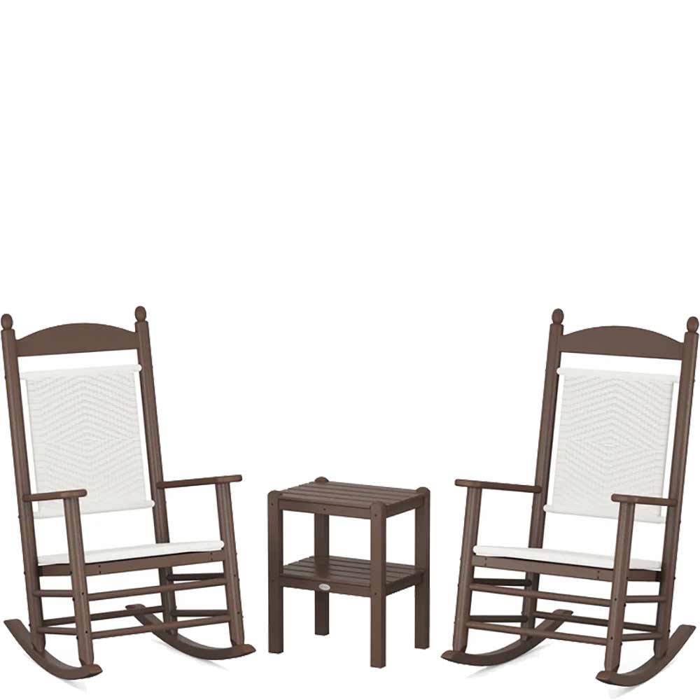 POLYWOOD® Jefferson 3-Piece Woven Rocker Set - PWS141-1 - Image 19