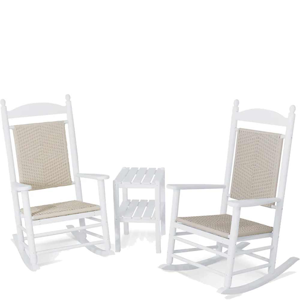 POLYWOOD® Jefferson 3-Piece Woven Rocker Set - PWS141-1 - Image 21
