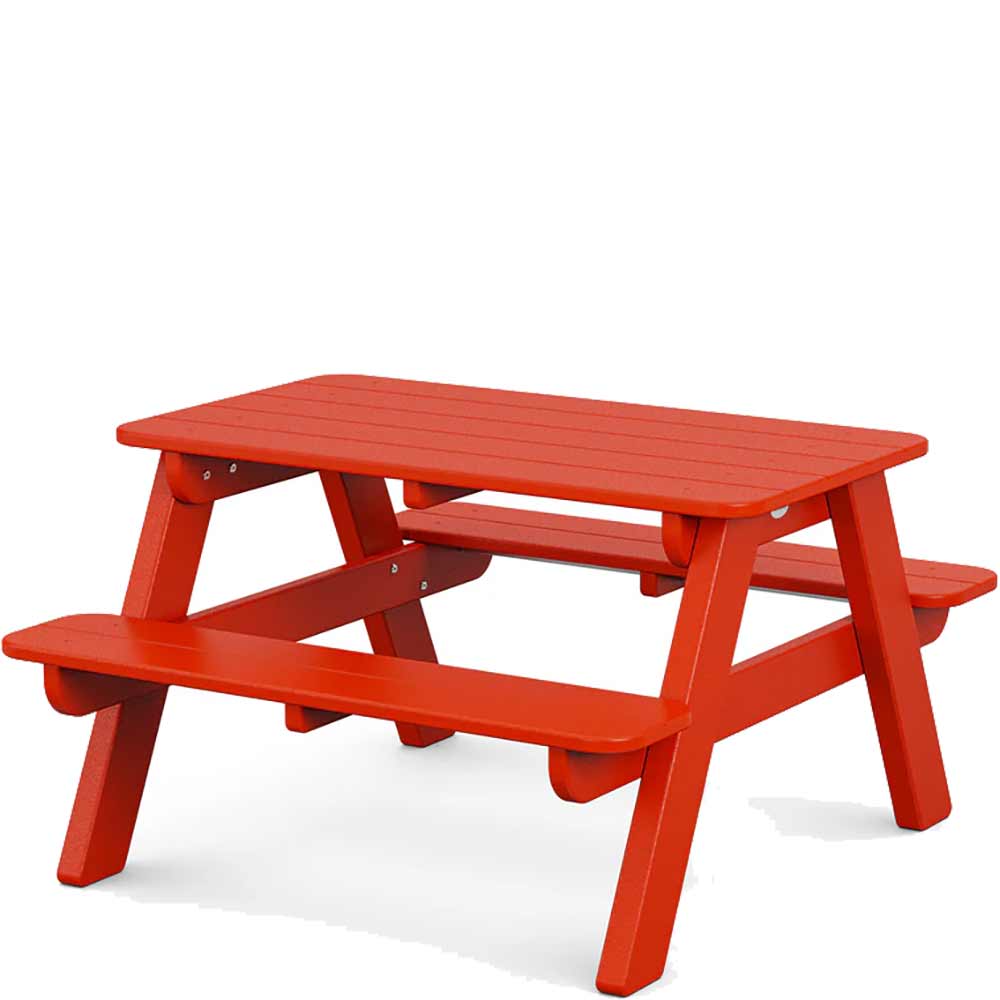 POLYWOOD® Kids Outdoor Picnic Table - KT130 - Image 8