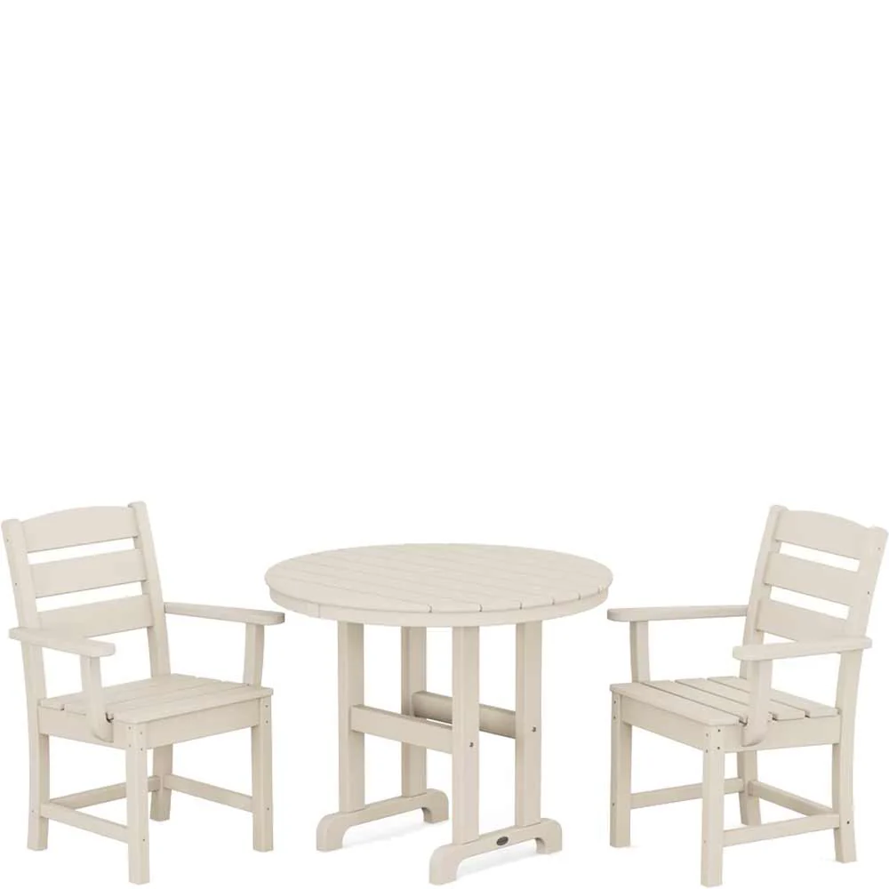 POLYWOOD® Lakeside 3-Piece Round Dining Set - PWS1334-1 - Image 7