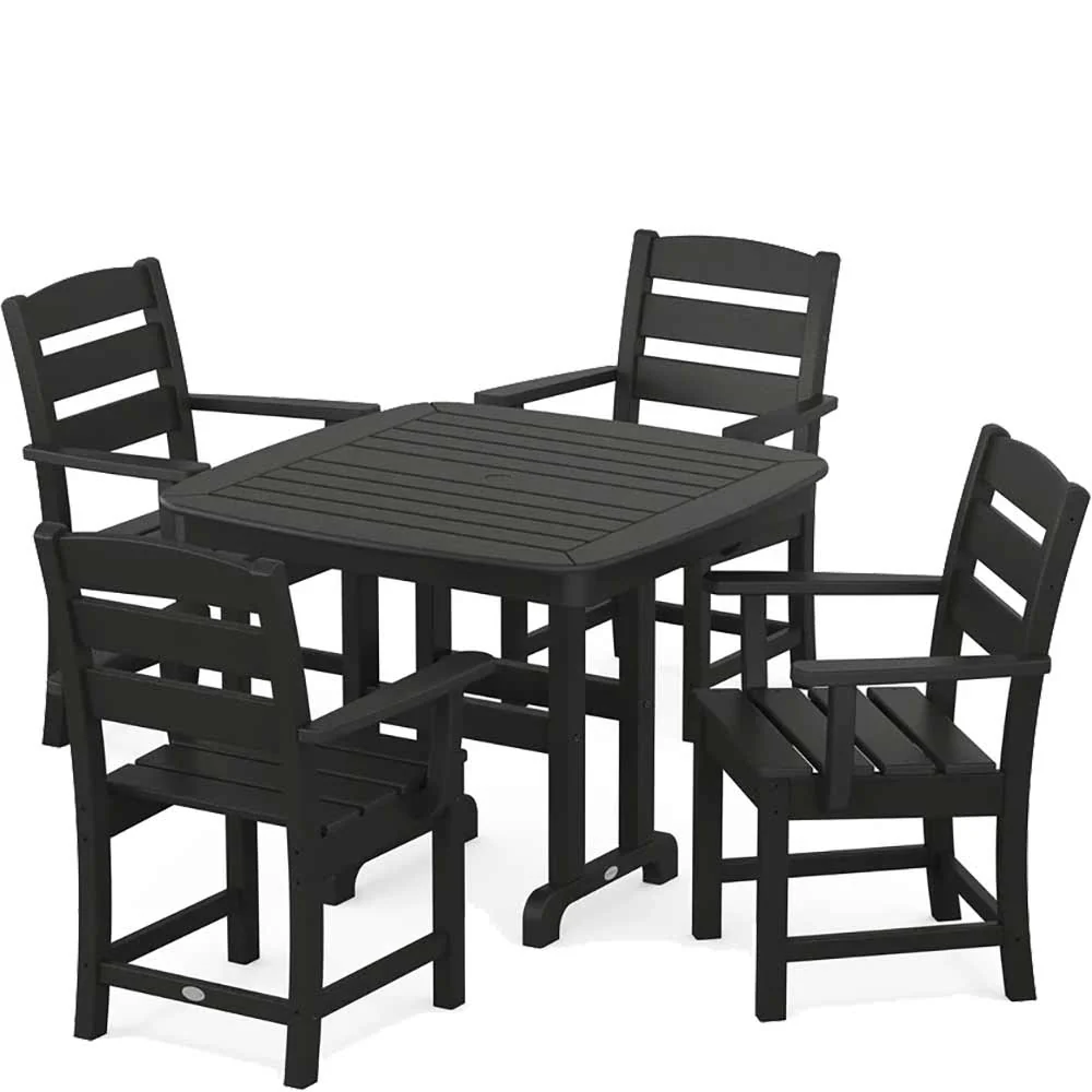 POLYWOOD® Lakeside 5-Piece Dining Set - PWS653-1 - Image 3