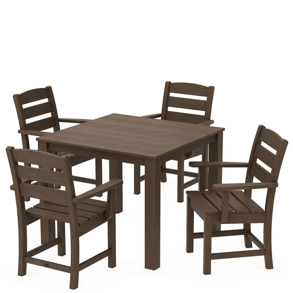 POLYWOOD® Lakeside 5-Piece Parsons Dining Set - PWS2288-1 - Image 12