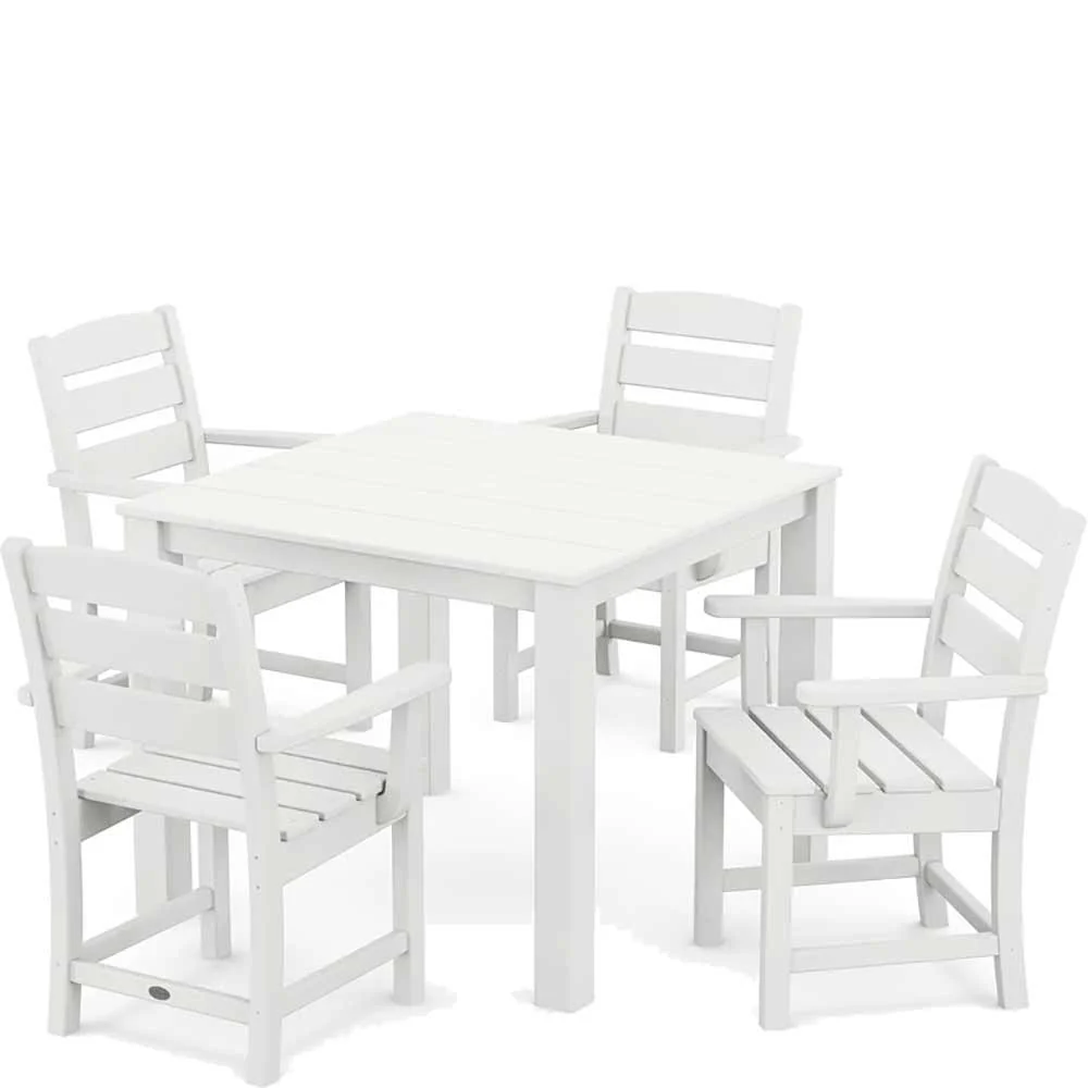 POLYWOOD® Lakeside 5-Piece Parsons Dining Set - PWS2288-1 - Image 7