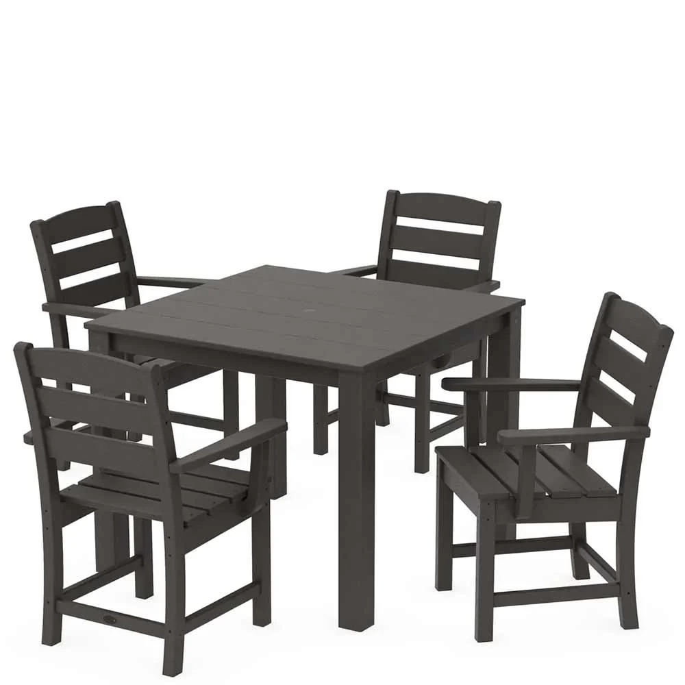 POLYWOOD® Lakeside 5-Piece Parsons Dining Set - PWS2288-1 - Image 9