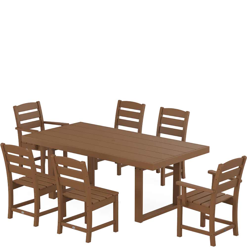 POLYWOOD® Lakeside 7-Piece Dining Set - PWS879-1 - Image 3