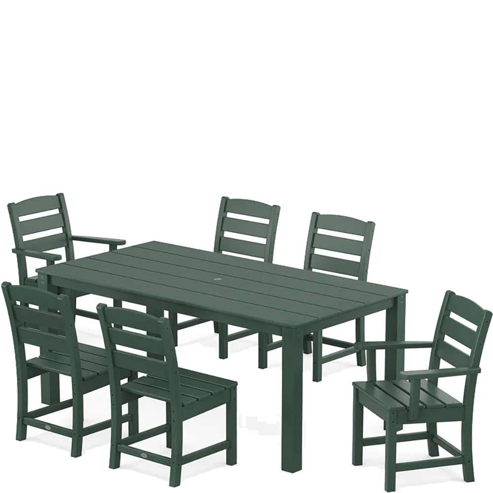 POLYWOOD® Lakeside 7-Piece Parsons Dining Set - PWS2284-1 - Image 5