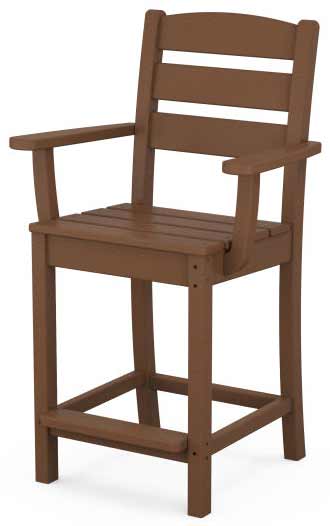 POLYWOOD® Lakeside Counter Arm Chair - TLD201 - Image 4