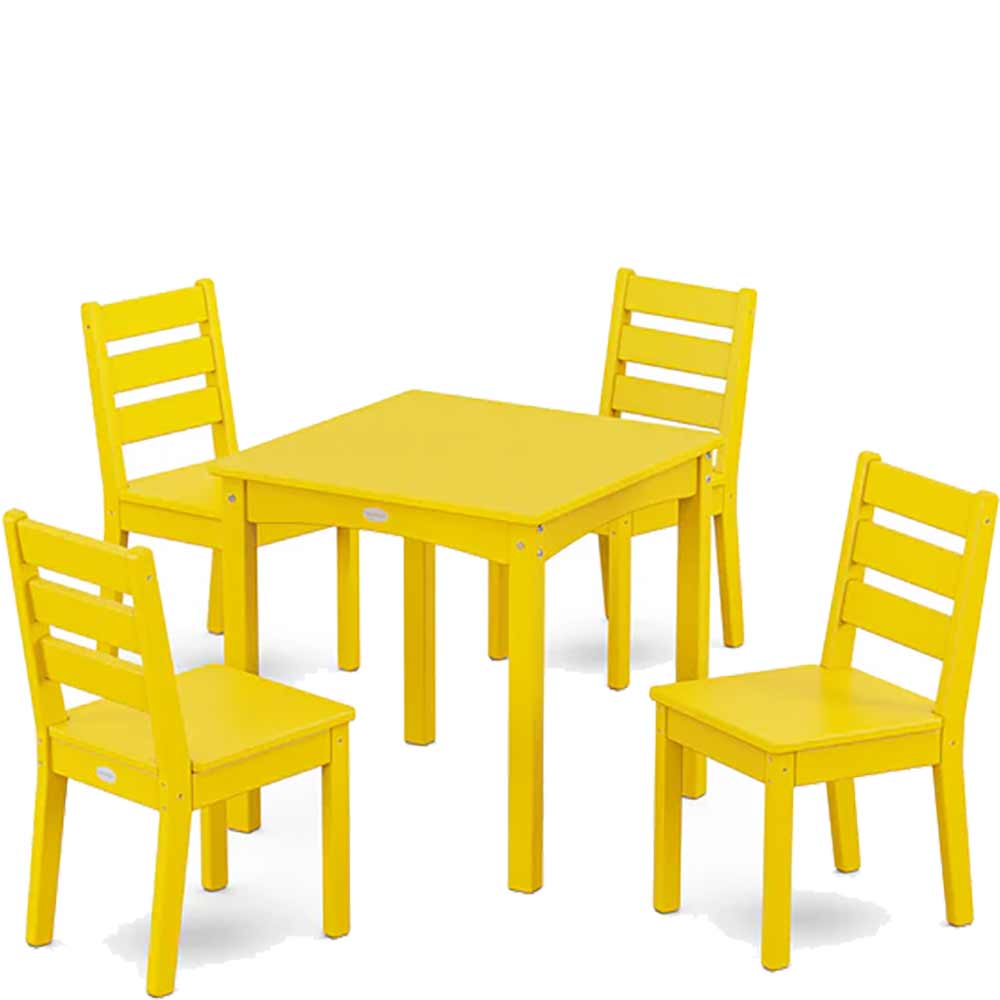 POLYWOOD® Lakeside Kids 5-Piece Dining Set - PWS2709-1 - Image 10