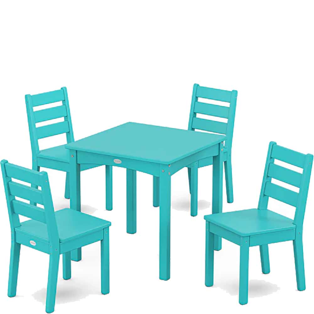 POLYWOOD® Lakeside Kids 5-Piece Dining Set - PWS2709-1 - Image 12