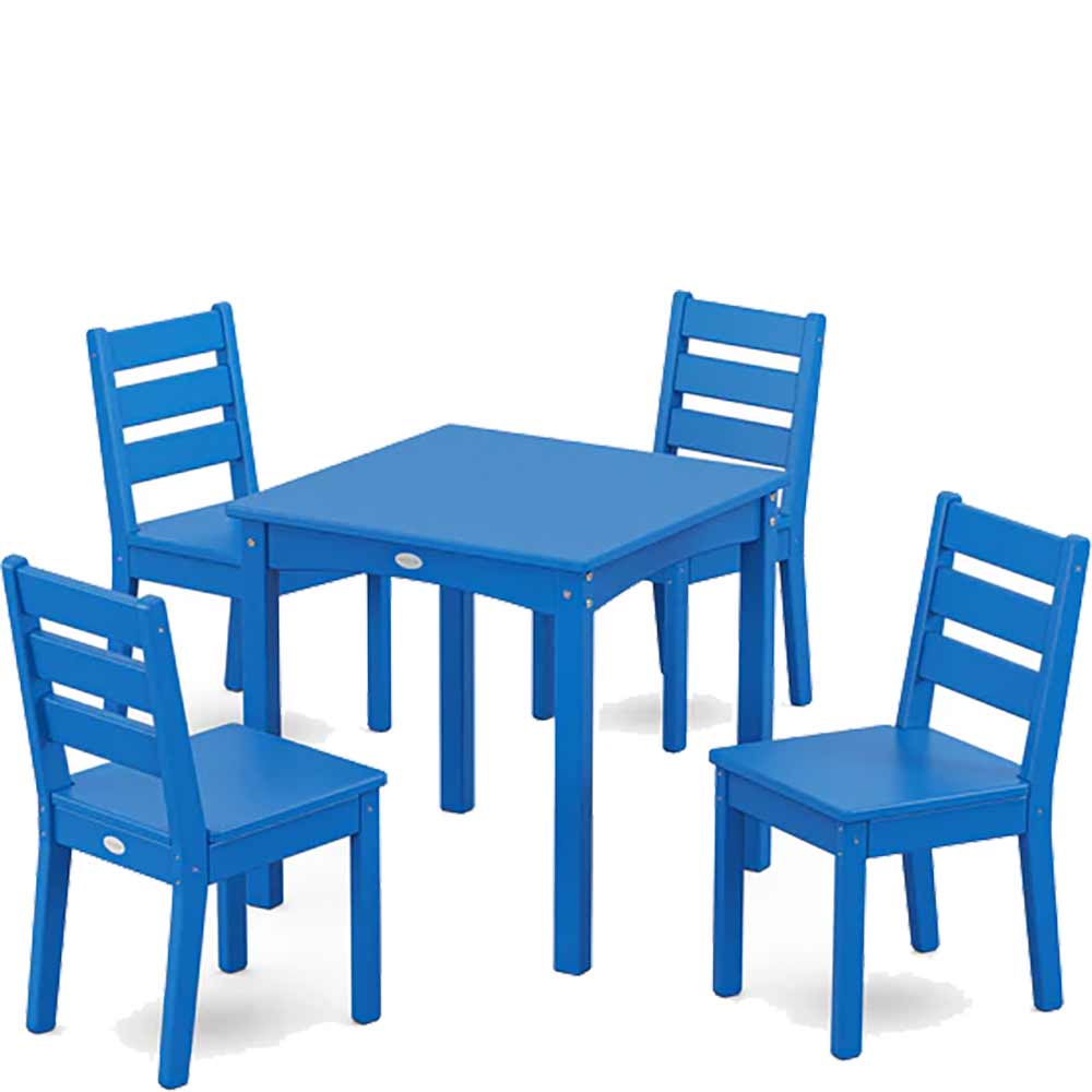 POLYWOOD® Lakeside Kids 5-Piece Dining Set - PWS2709-1 - Image 13