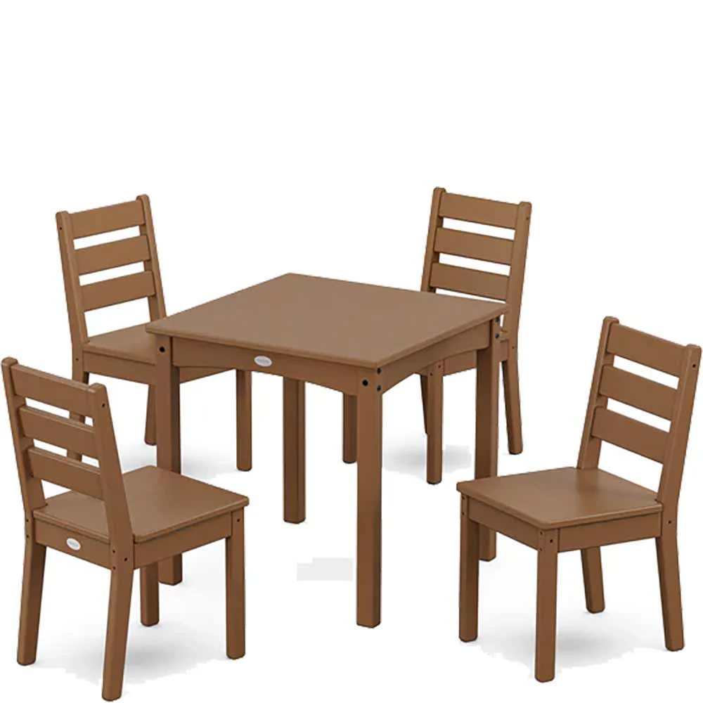POLYWOOD® Lakeside Kids 5-Piece Dining Set - PWS2709-1 - Image 3
