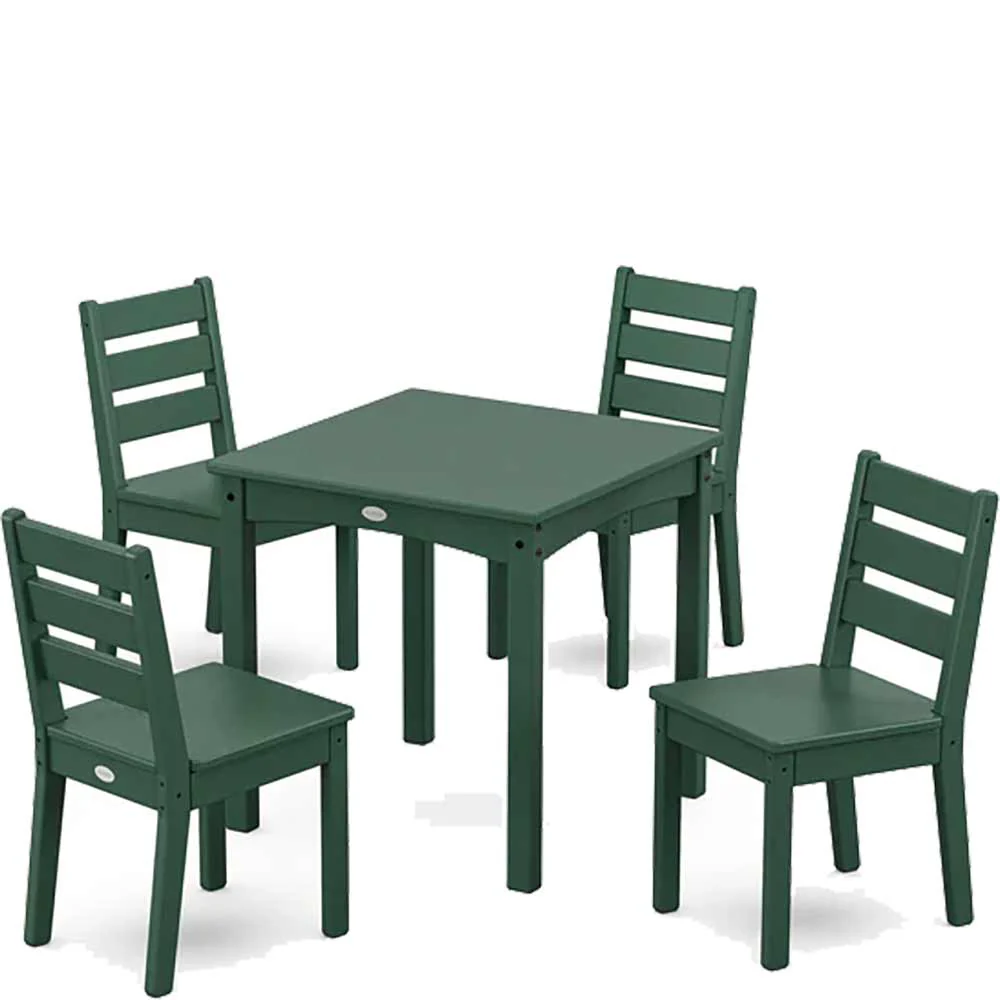 POLYWOOD® Lakeside Kids 5-Piece Dining Set - PWS2709-1 - Image 5