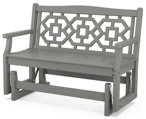 POLYWOOD® Martha Stewart Chinoiserie 48” Glider - MSTGG481 - Image 3