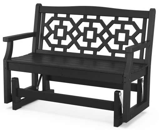 POLYWOOD® Martha Stewart Chinoiserie 48” Glider - MSTGG481 - Image 4