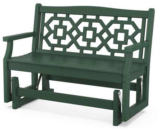 POLYWOOD® Martha Stewart Chinoiserie 48” Glider - MSTGG481 - Image 6