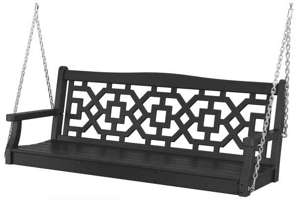 POLYWOOD® Martha Stewart Chinoiserie 60” Swing - MSTGS601 - Image 4