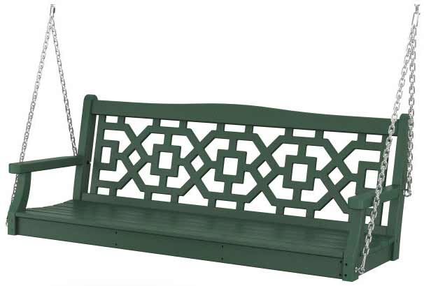 POLYWOOD® Martha Stewart Chinoiserie 60” Swing - MSTGS601 - Image 6