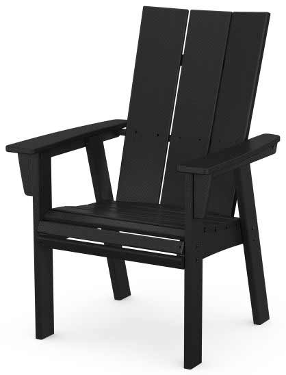 POLYWOOD® Modern Curveback Adirondack Dining Chair - ADD620 - Image 3