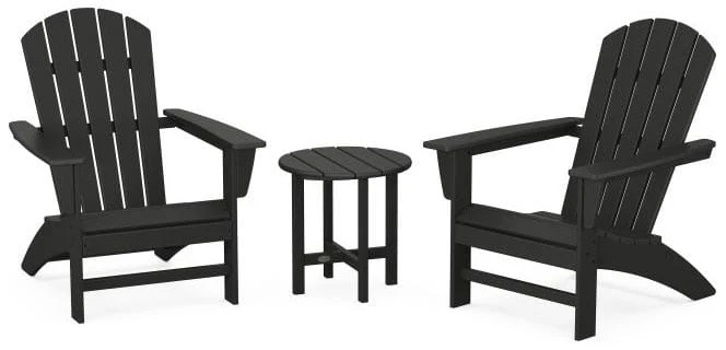 POLYWOOD® Nautical 3-Piece Adirondack Set - PWS498-1 - Image 4