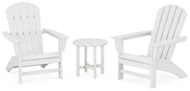 POLYWOOD® Nautical 3-Piece Adirondack Set - PWS498-1 - Image 5