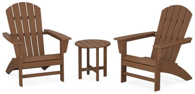 POLYWOOD® Nautical 3-Piece Adirondack Set - PWS498-1 - Image 6