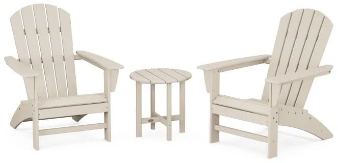 POLYWOOD® Nautical 3-Piece Adirondack Set - PWS498-1 - Image 7