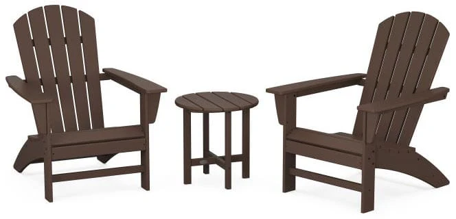 POLYWOOD® Nautical 3-Piece Adirondack Set - PWS498-1 - Image 8