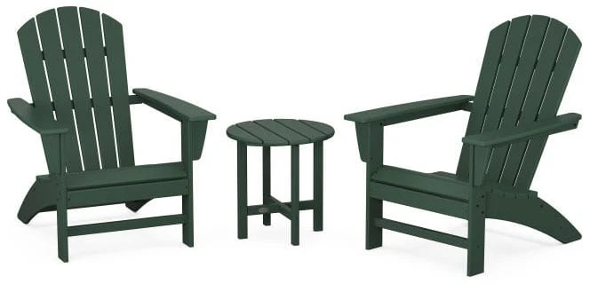 POLYWOOD® Nautical 3-Piece Adirondack Set - PWS498-1 - Image 9