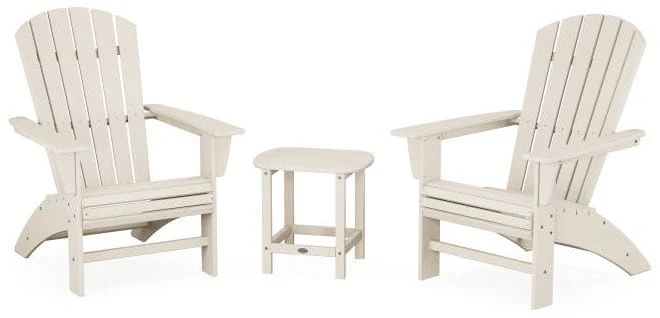 POLYWOOD® Nautical 3-Piece Curveback Adirondack Set - PWS419-1 - Image 6