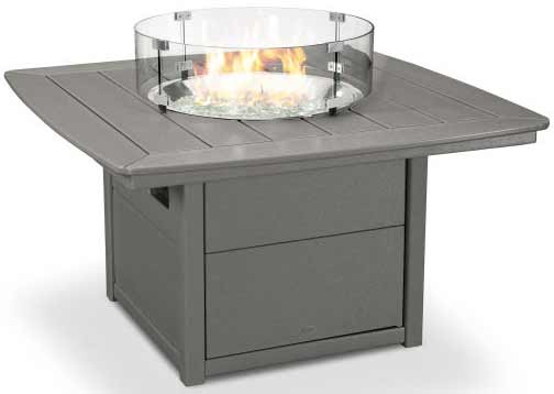POLYWOOD® Nautical 42" Fire Pit Table - CTF42N - Image 3