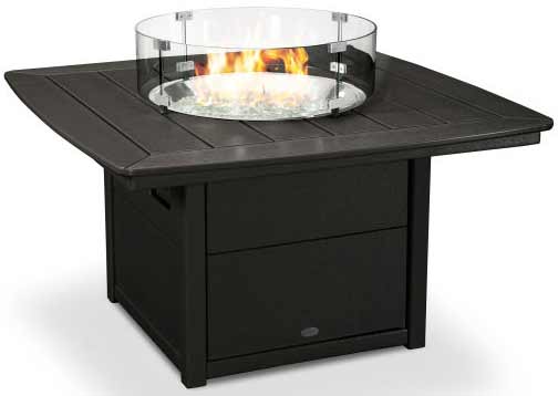 POLYWOOD® Nautical 42" Fire Pit Table - CTF42N - Image 4
