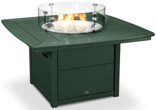 POLYWOOD® Nautical 42" Fire Pit Table - CTF42N - Image 6