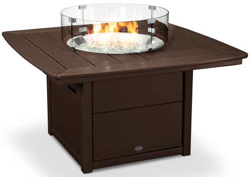 POLYWOOD® Nautical 42" Fire Pit Table - CTF42N - Image 7