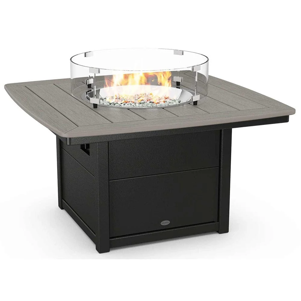 POLYWOOD® Nautical 42" Fire Pit Table - Select Accents - CTF42N - Image 2