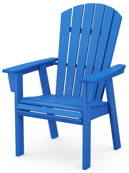 POLYWOOD® Nautical Curveback Adirondack Dining Chair - ADD610 - Image 13