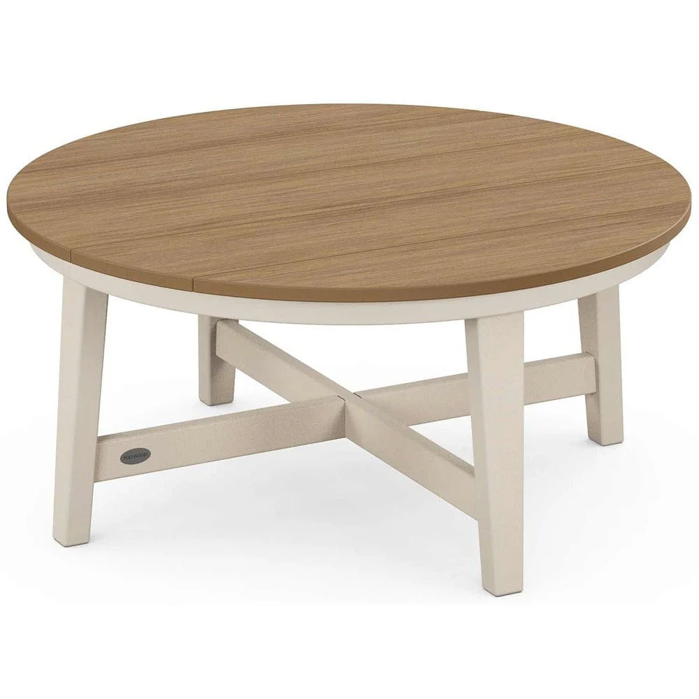 POLYWOOD® Newport 36" Round Coffee Table - Select Accents - CTR36 - Image 11