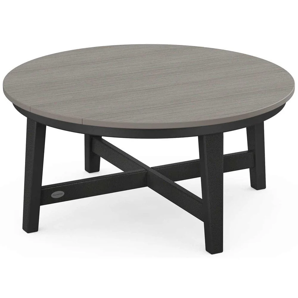POLYWOOD® Newport 36" Round Coffee Table - Select Accents - CTR36 - Image 3