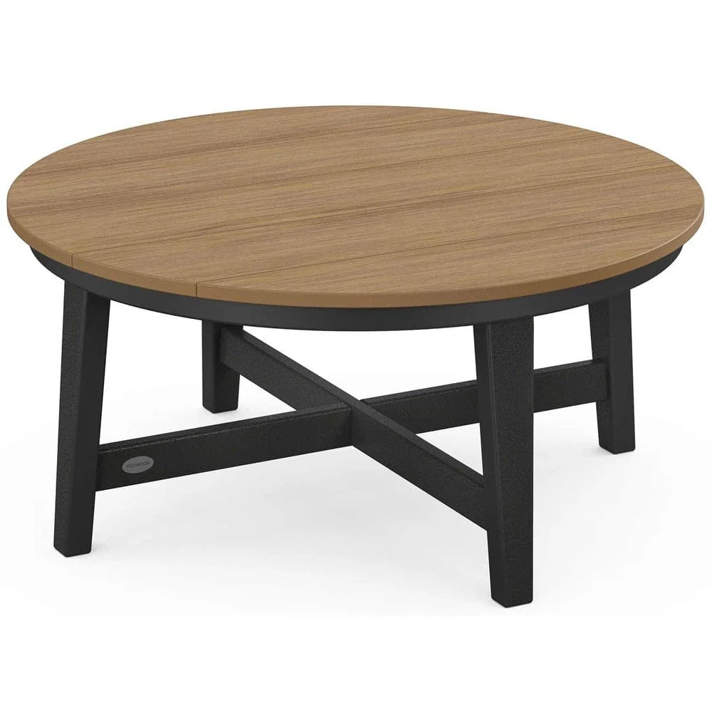 POLYWOOD® Newport 36" Round Coffee Table - Select Accents - CTR36 - Image 5