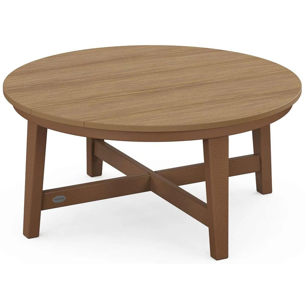 POLYWOOD® Newport 36" Round Coffee Table - Select Accents - CTR36 - Image 6