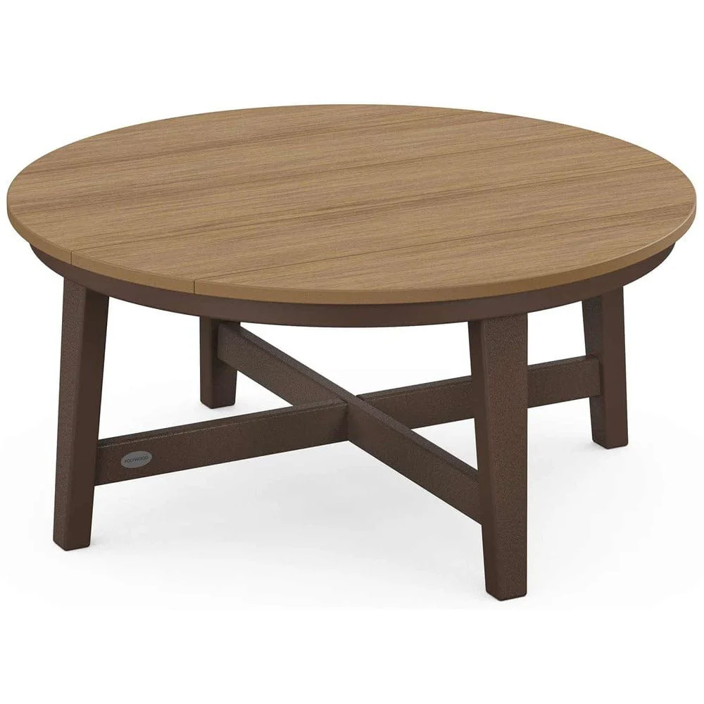 POLYWOOD® Newport 36" Round Coffee Table - Select Accents - CTR36 - Image 7