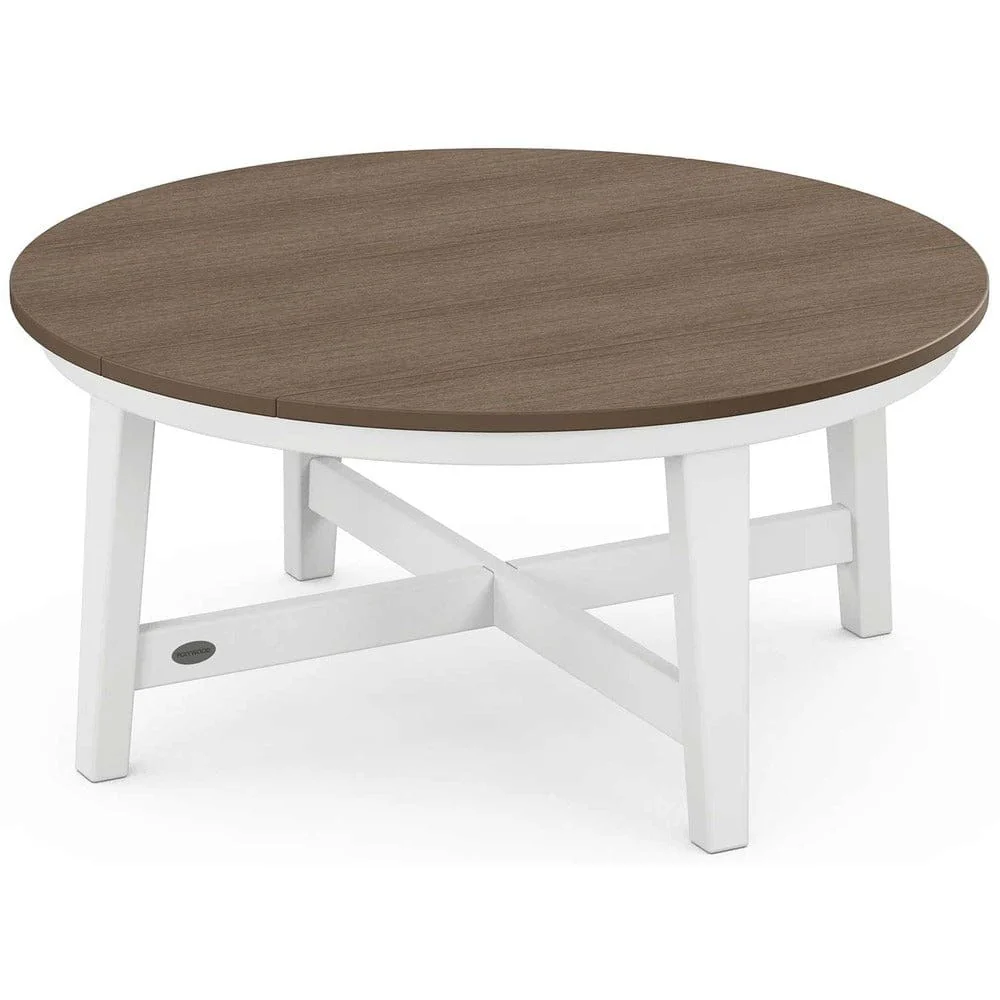 POLYWOOD® Newport 36" Round Coffee Table - Select Accents - CTR36 - Image 8