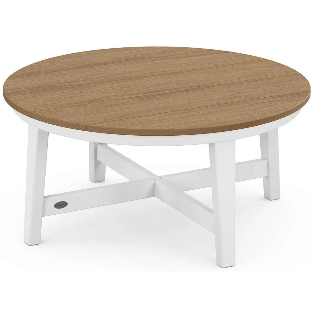 POLYWOOD® Newport 36" Round Coffee Table - Select Accents - CTR36 - Image 9