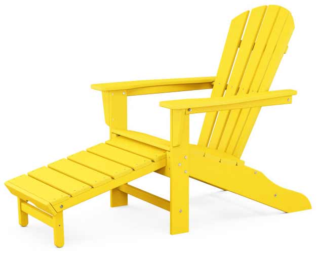 POLYWOOD® Palm Coast Ultimate Adirondack with Hideaway Ottoman - HNA15 - Image 14